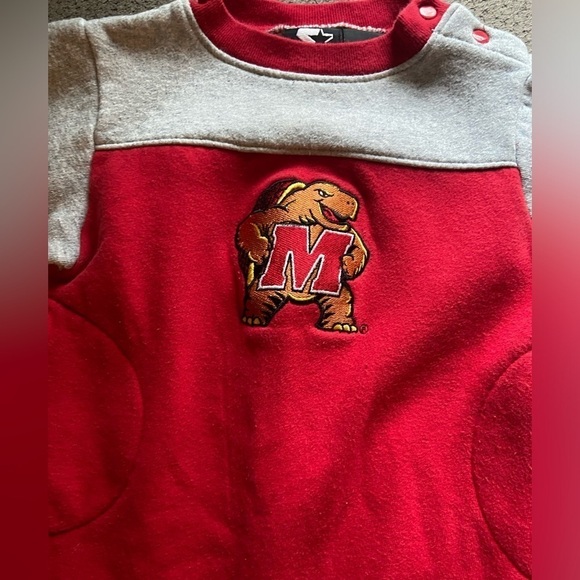 Team starter Maryland Terrapins long sleeve warm one piece outfit - 24 months - Picture 3 of 4